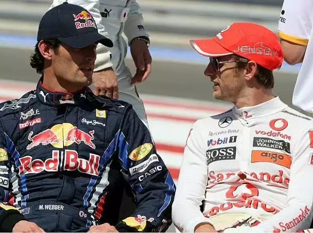 Mark Webber und Jenson Button Titel-Bild zur News: Mark Webber und Jenson Button