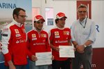 Felipe Massa (Ferrari) und Fernando Alonso (Ferrari) 