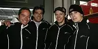 Oliver Jarvis, Lucas Luhr, Mattias Ekström, Timo Scheider