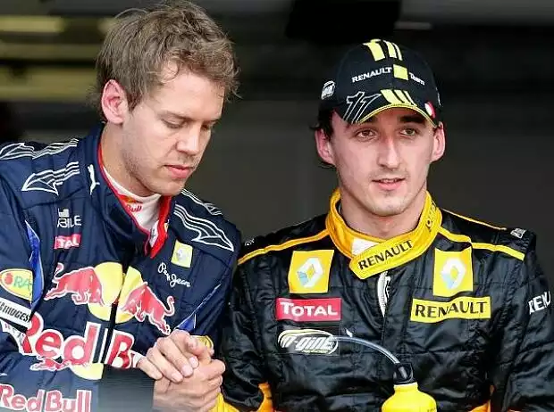 Robert Kubica, Sebastian Vettel Titel-Bild zur News: Robert Kubica, Sebastian Vettel