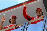 Fernando Alonso (Ferrari) und Felipe Massa (Ferrari) 