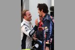 Rubens Barrichello (Williams) und Mark Webber (Red Bull) 