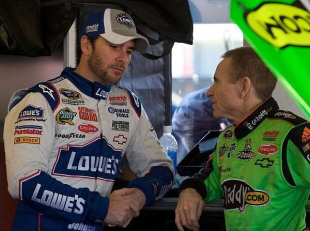 Mark Martin, Jimmie Johnson Mark Martin, Jimmie Johnson