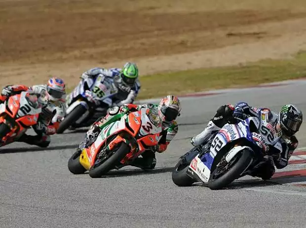 James Toseland, Max Biaggi Titel-Bild zur News: James Toseland, Max Biaggi