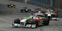Bild zum Inhalt: Force India mit Schritt nach vorn: Beide Fahrer punkten
