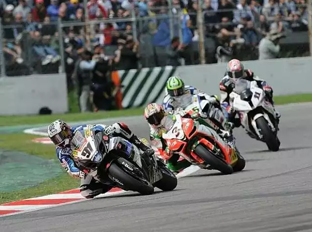 Leon Haslam, Max Biaggi Titel-Bild zur News: Leon Haslam, Max Biaggi