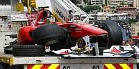Bild zum Inhalt: Alonso-Unfallchassis ein Totalschaden