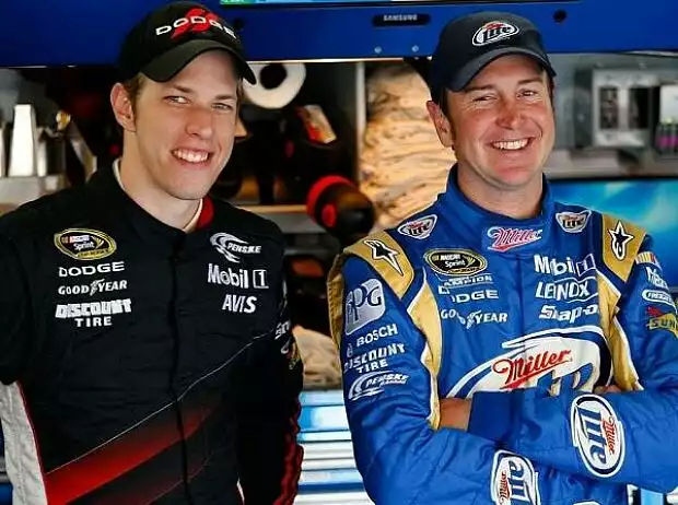 Kurt Busch, Brad Keselowski Titel-Bild zur News: Kurt Busch, Brad Keselowski