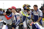 Jorge Lorenzo und Valentino Rossi (Yamaha) 