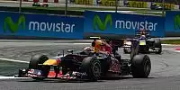 Mark Webber vor Sebastian Vettel