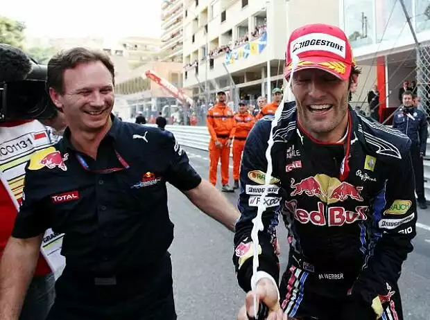Christian Horner und Mark Webber Titel-Bild zur News: Christian Horner und Mark Webber
