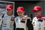 Laurens Vanthoor, Kevin Magnussen und Nicolas Marroc 