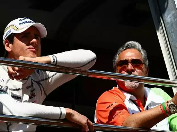 Vijay Mallya (Teameigentümer), Adrian Sutil Titel-Bild zur News: Vijay Mallya (Teameigentümer), Adrian Sutil