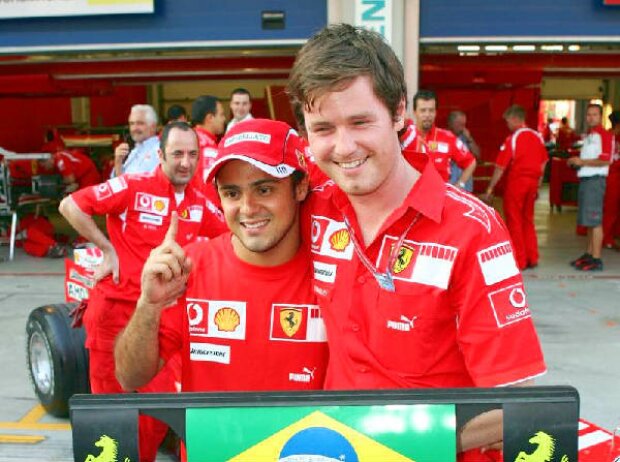 Felipe Massa und Rob Smedley