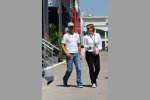 Michael Schumacher (Mercedes) und Sabine Kehm