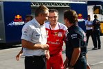 Martin Whitmarsh (Teamchef) (McLaren) , Stefano Domenicali (Teamchef) (Ferrari) und Christian Horner (Teamchef) 