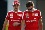 Felipe Massa (Ferrari) und Fernando Alonso (Ferrari) 