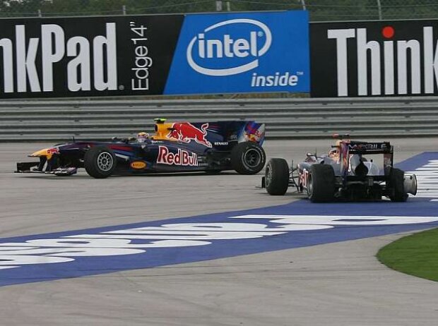 Titel-Bild zur News: Mark Webber, Sebastian Vettel