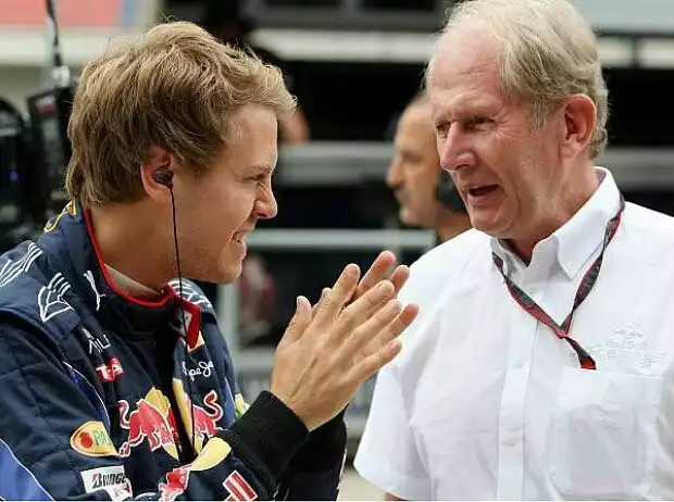 Titel-Bild zur News: Sebastian Vettel und Helmut Marko