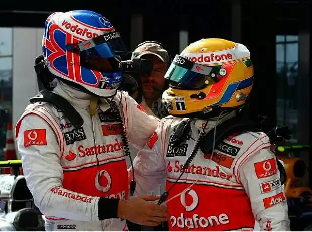 Jenson Button, Lewis Hamilton Titel-Bild zur News: Jenson Button, Lewis Hamilton