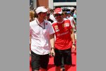 Pedro de la Rosa (Sauber) und Fernando Alonso (Ferrari) 