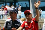 Rubens Barrichello (Williams) und Felipe Massa (Ferrari) 