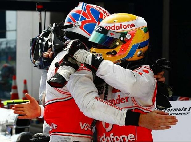 Jenson Button und Lewis Hamilton Jenson Button und Lewis Hamilton