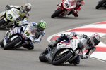  Ruben Xaus (BMW)´, Cal Crutchlow (Yamaha)