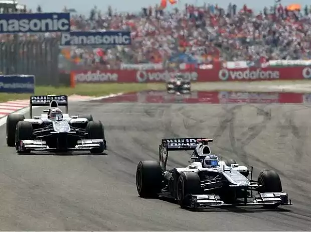 Rubens Barrichello, Nico Hülkenberg Titel-Bild zur News: Rubens Barrichello, Nico Hülkenberg