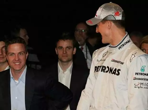Ralf Schumacher, Nico Rosberg, Michael Schumacher Titel-Bild zur News: Ralf Schumacher, Nico Rosberg, Michael Schumacher