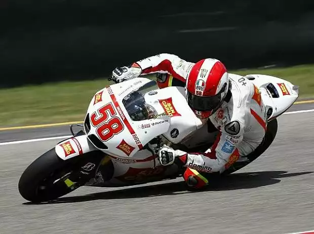 Marco Simoncelli Titel-Bild zur News: Marco Simoncelli