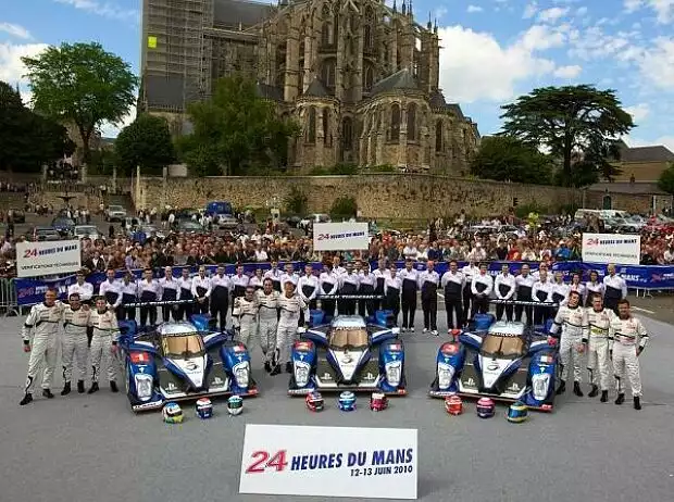 Titel-Bild zur News: Stéphane Sarrazin, Pedro Lamy, Nicolas Minassian, Simon Pagenaud, Sébastien Bourdais, Marc Gené, Franck Montagny, Anthony Davidson, Alexander Wurz