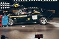 Bild zum Inhalt: Crashtest: BMW 5er ist beim Fußgängerschutz topp