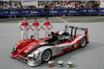 Mike Rockenfeller, Romain Dumas und Timo Bernhard (Audi)