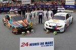 Das BMW Team in der Innenstadt von Le Mans