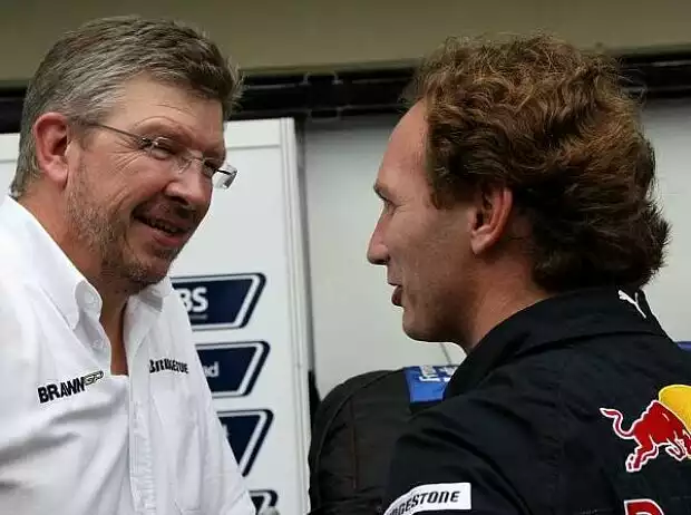 Titel-Bild zur News: Ross Brawn (Teamchef), Christian Horner (Teamchef)