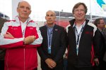 Wolfgang Ullrich (Audi Sportchef), Scott Atherton und Daniel Poissenot