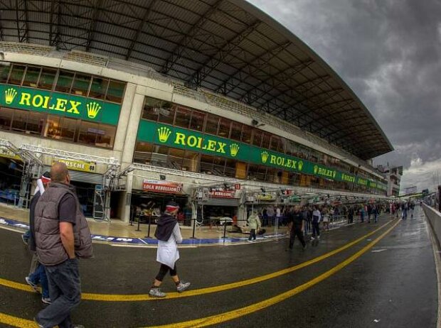 Boxengasse von Le Mans Boxengasse von Le Mans