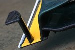 Technisches Detail am Lotus-Frontflügel