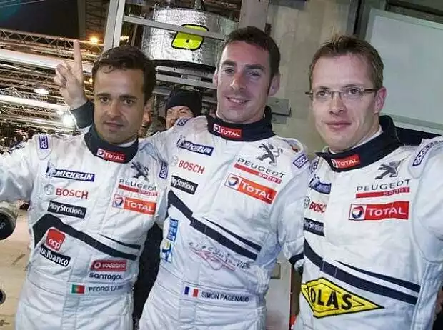Pedro Lamy, Simon Pagenaud und Sébastien Bourdais Titel-Bild zur News: Pedro Lamy, Simon Pagenaud und Sébastien Bourdais