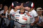Pedro Lamy (Peugeot) mit seinen persönlichen Glücksbringern...