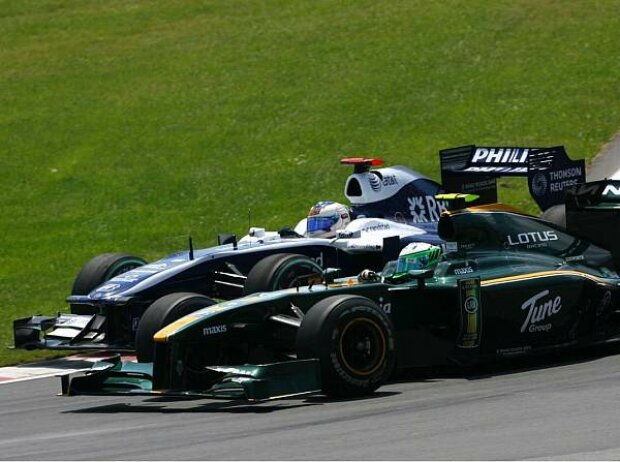 Titel-Bild zur News: Rubens Barrichello, Heikki Kovalainen