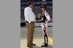 NASCAR-Präsident Mike Helton und Jeff Gordon