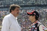 NASCAR-Präsident Mike Helton und Jeff Gordon (Hendrick) 