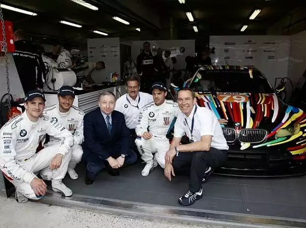 Dirk Werner, Marco Werner, Mario Theissen (BMW Motorsport Direktor), Jean Todt, Andy Priaulx Titel-Bild zur News: Dirk Werner, Marco Werner, Mario Theissen (BMW Motorsport Direktor), Jean Todt, Andy Priaulx