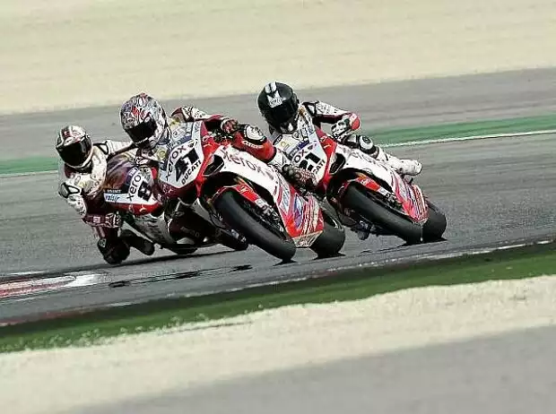 Noriyuki Haga, Michel Fabrizio, Troy Bayliss Titel-Bild zur News: Noriyuki Haga, Michel Fabrizio, Troy Bayliss