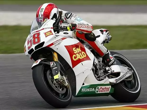 Marco Simoncelli Titel-Bild zur News: Marco Simoncelli
