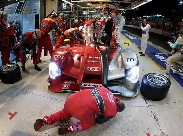 Titel-Bild zur News: Allan McNish, Rinaldo Capello, Tom Kristensen