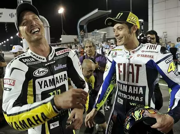 Colin Edwards, Valentino Rossi Titel-Bild zur News: Colin Edwards, Valentino Rossi