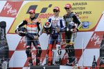 Andrea Dovizioso (Honda), Jorge Lorenzo (Yamaha) und Ben Spies (Tech 3)